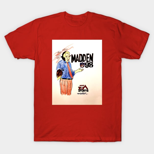 Madden 98 T-Shirt by AlanWieder